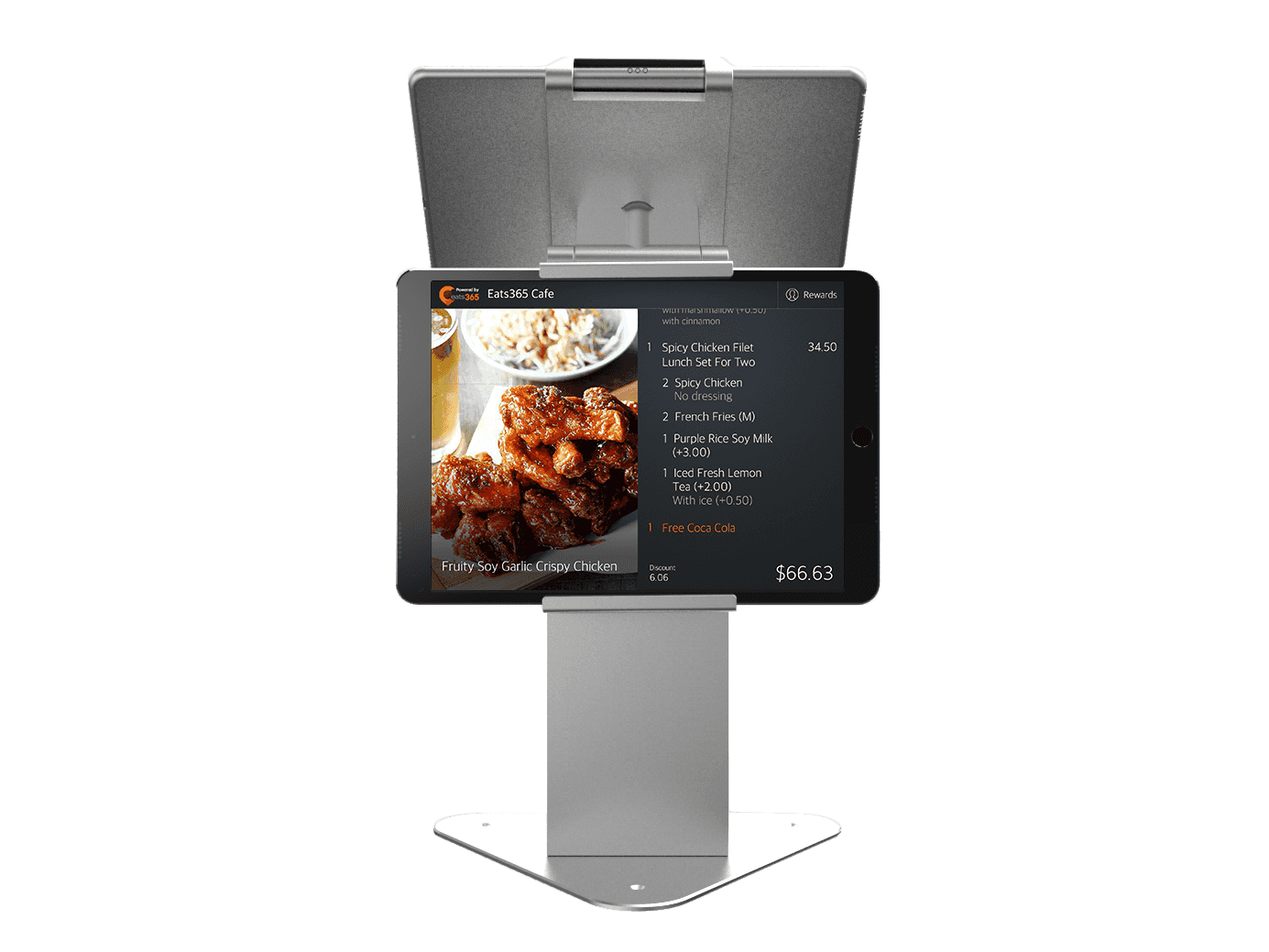Part Eats365’s Customer Facing Display user interface