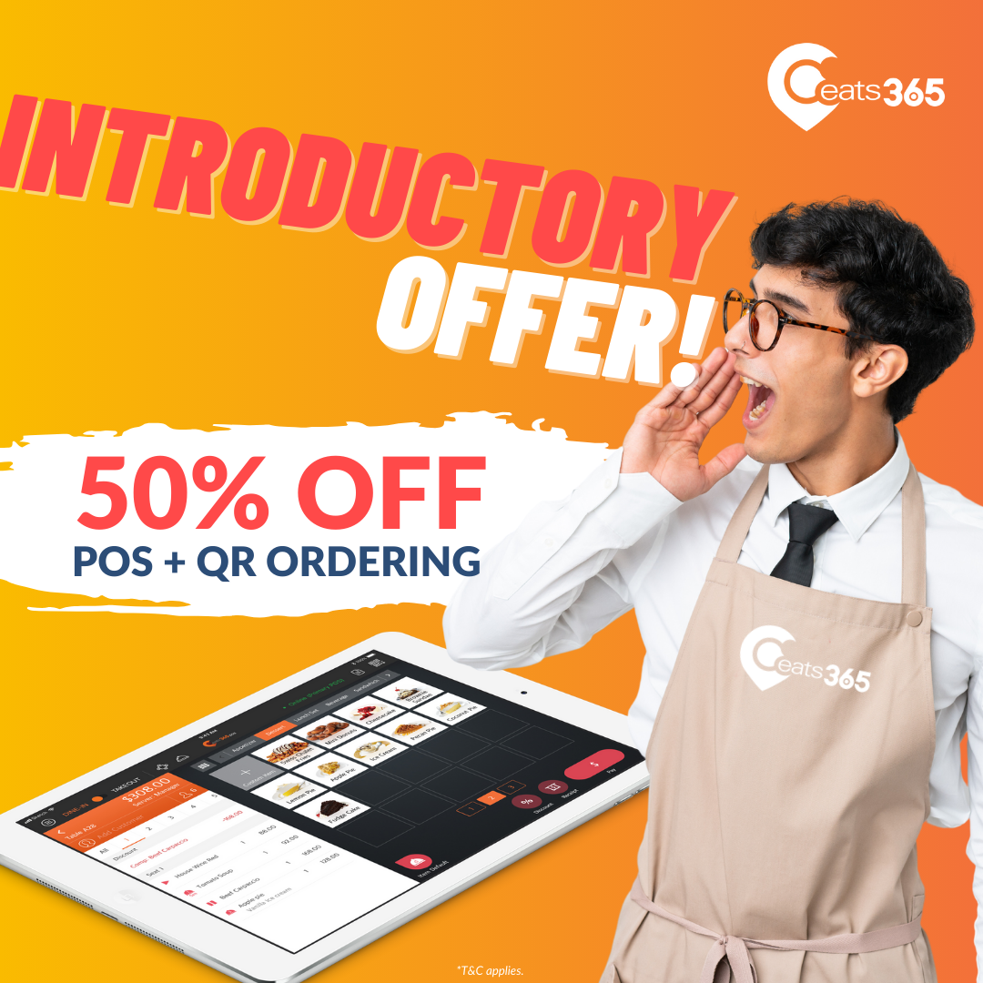 Eats365 Malaysia 50% Off for POS and QR Ordering